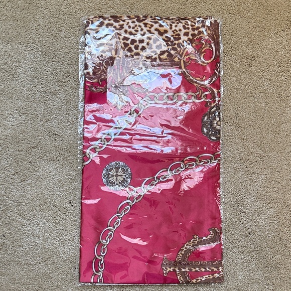 4 Colorful Patterned Scarves Set - Picture 4 of 5